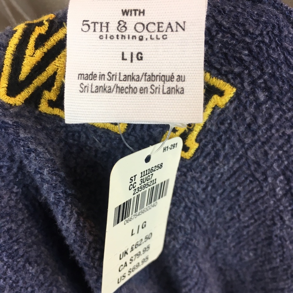 Victoria’s Secret Pink Michigan Crop Sweatshirt - Picture 7 of 8